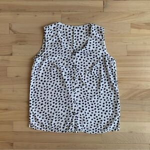 VINTAGE - Polka Dot Oversized Top